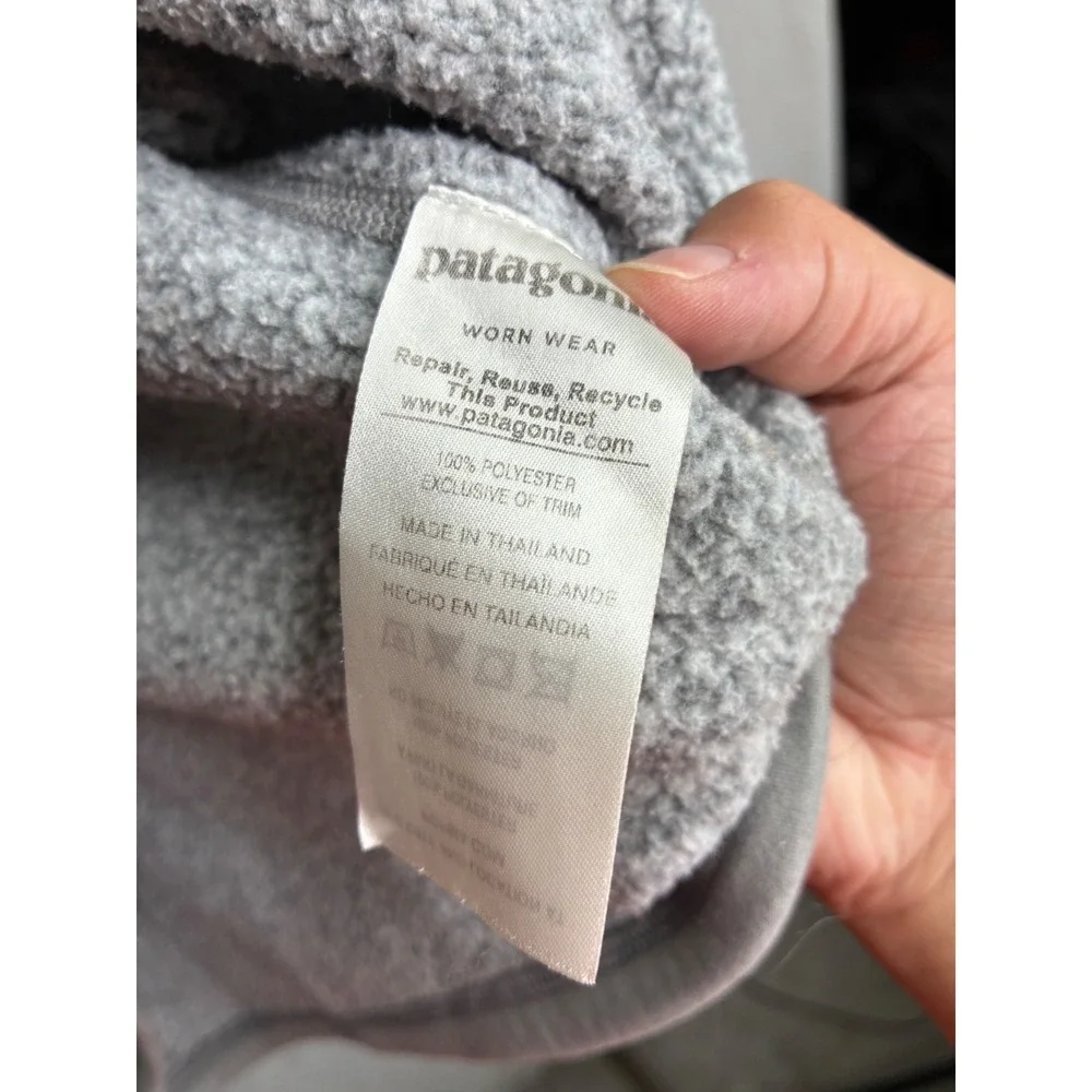 Patagonia Better Sweater 1/4 Zip Pullover Gray Heather 25617 Mens Medium
